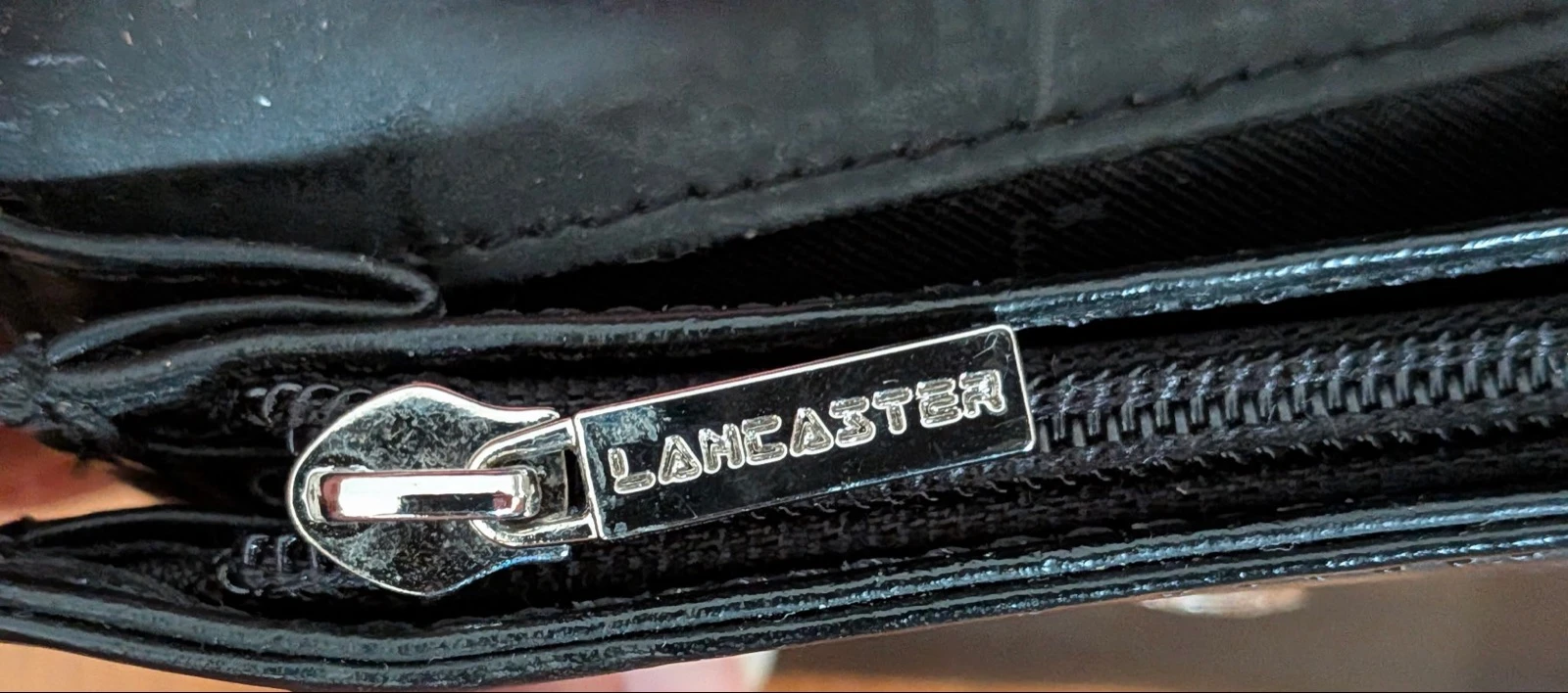 Porta-moedas Lancaster preto em couro vintage 💝 – photo 5